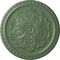 Ekena Millwork Emeryville Ceiling Medallion, Hand-Painted Athenian Green, 16 7/8"OD x 5/8"P CM16ERAGF - alternate 1